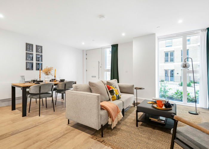 Living area Palmer Street view Living area Palmer Street view